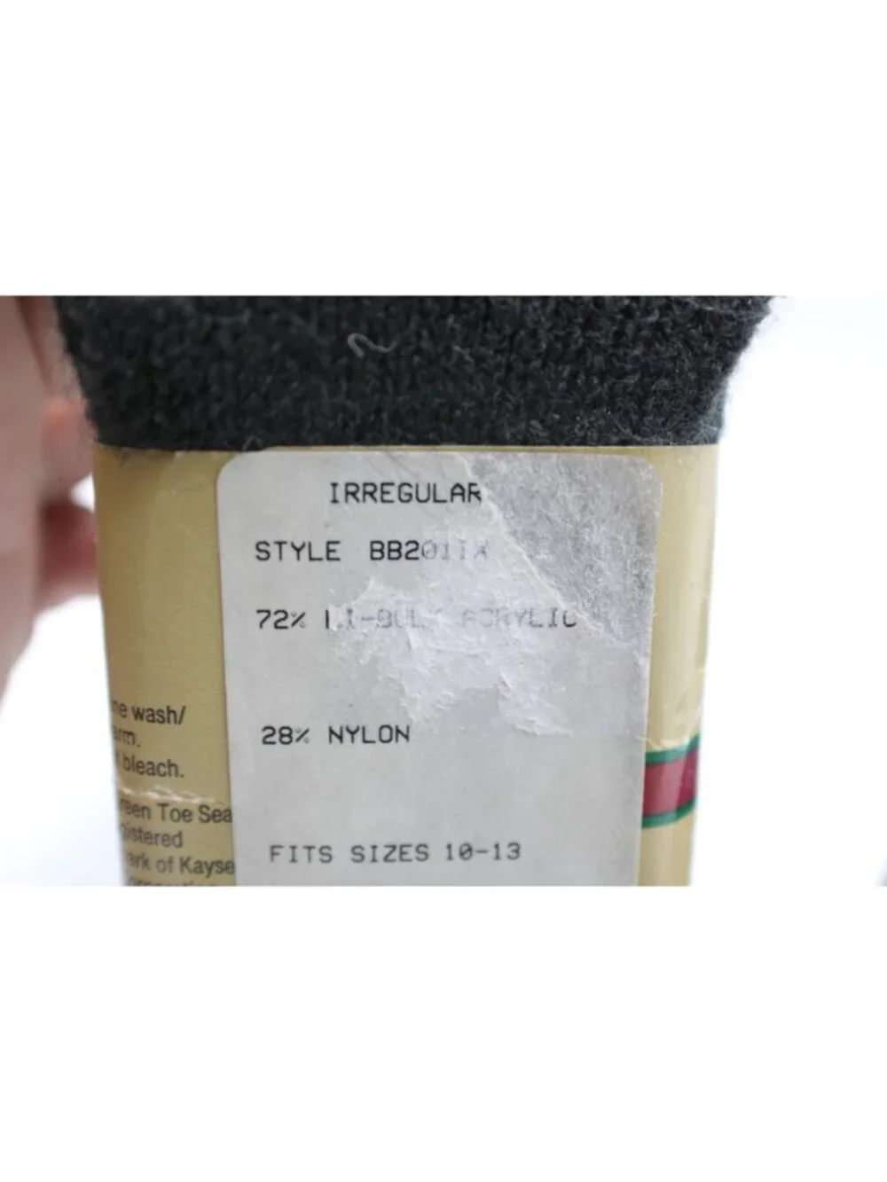 Interwoven Mens Dress Socks Wool Blend Crew Size 10-13 Navy Gray Irregular Lot